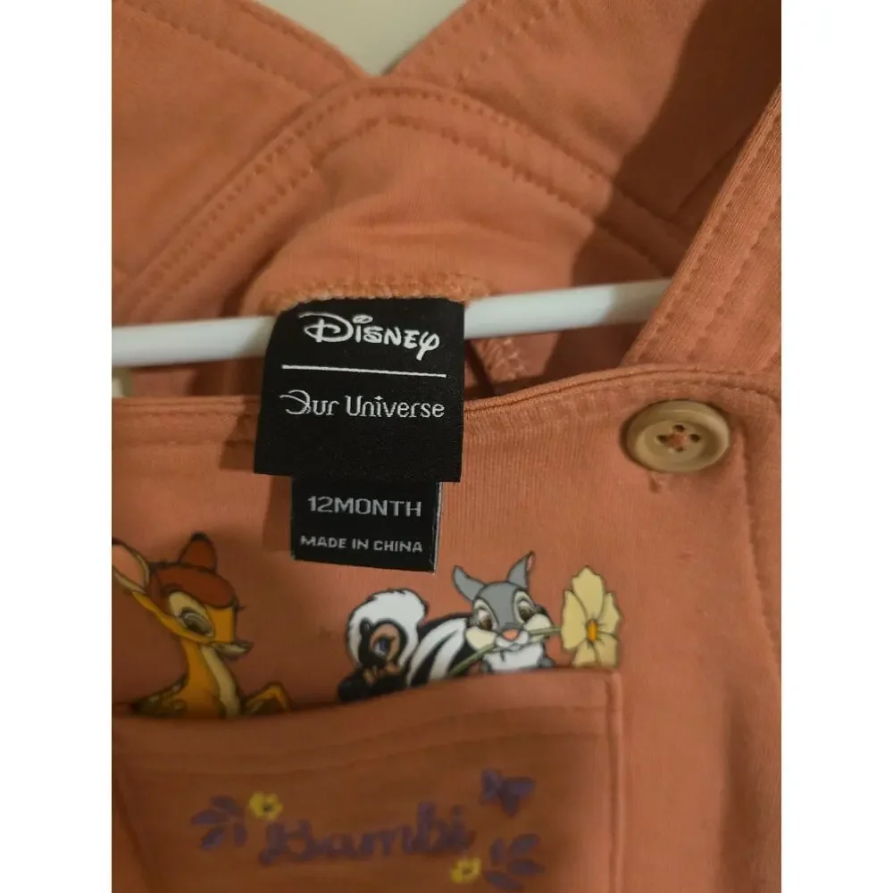 Disney Bambi Floral Infant Ruffle Overalls - BoxLunch Exclusive 12 Months